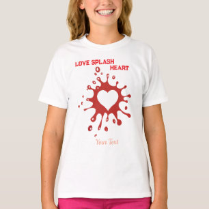 T-shirt Conception d'expression de l'amour créative – Art