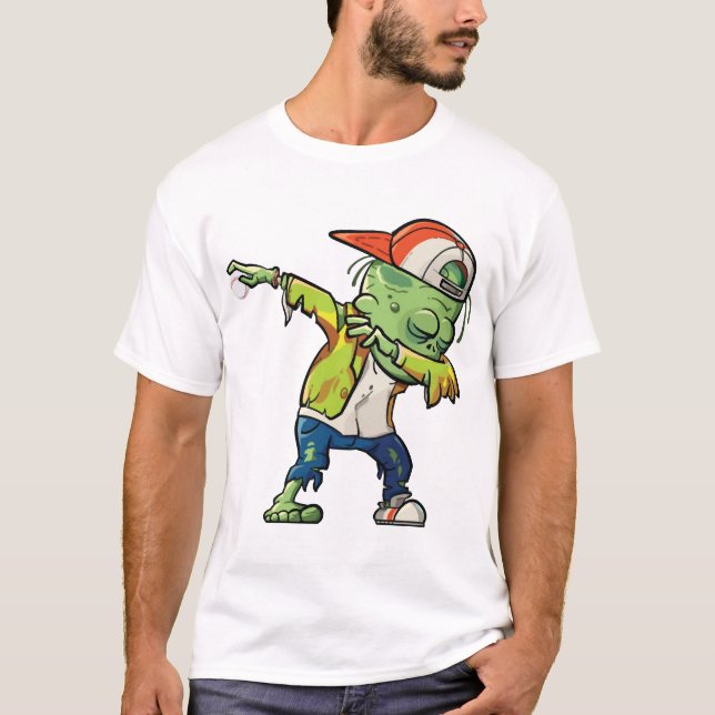 T-shirt Conception d'Halloween pour les amateurs de baseba (Devant)