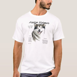 T-shirt Conception d'histoire de Malamute d'Alaska