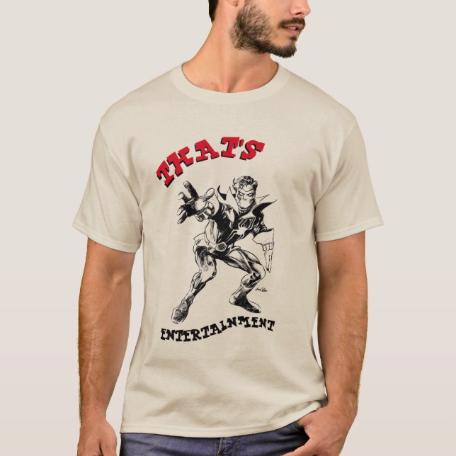 T-SHIRT CONCEPTION D'HOMME D'INSECTE RÉTRO ! (Devant)
