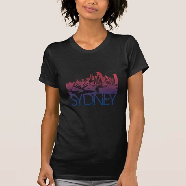 T-shirt Conception d'horizon de Sydney (Devant)