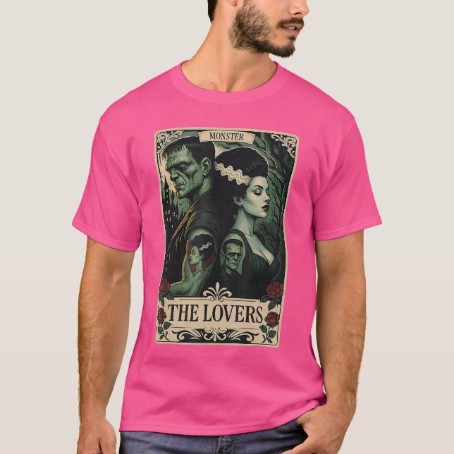T-shirt Conception d'horreur du monstre de Frankenstein po (Devant)