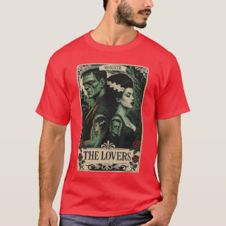 T-shirt Conception d'horreur du monstre de Frankenstein po