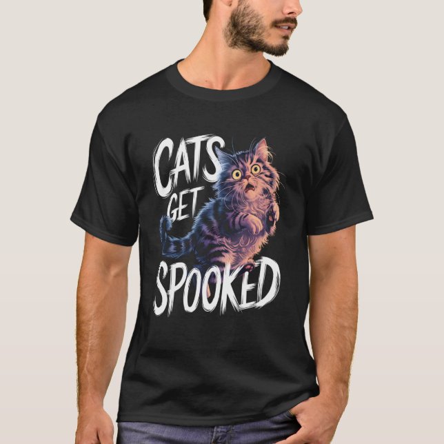 T-shirt Conception d'humour de chat mignon (Devant)