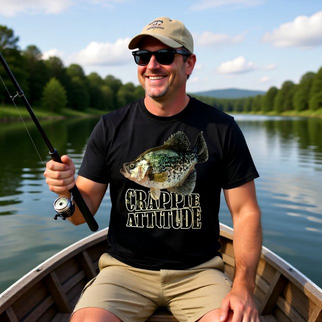 T-shirt Conception d'humour de pêche à la marachigan Attit (Créateur téléchargé)