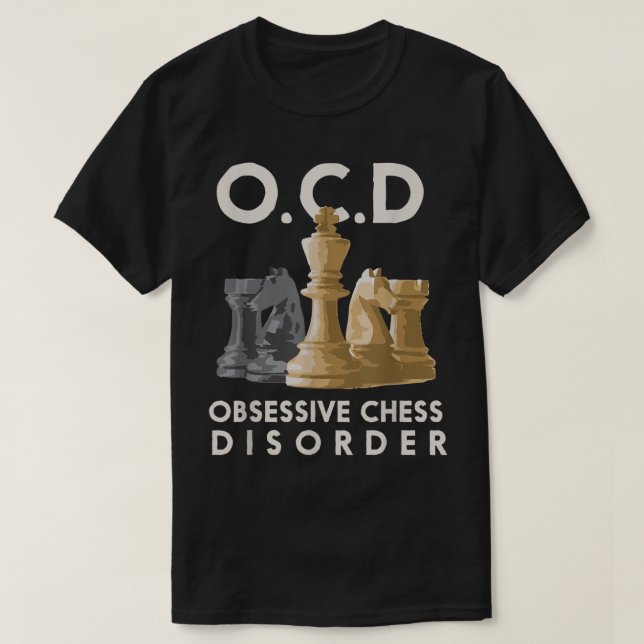 T-shirt Conception d'humour pour amateur d'échecs drôle (Design devant)