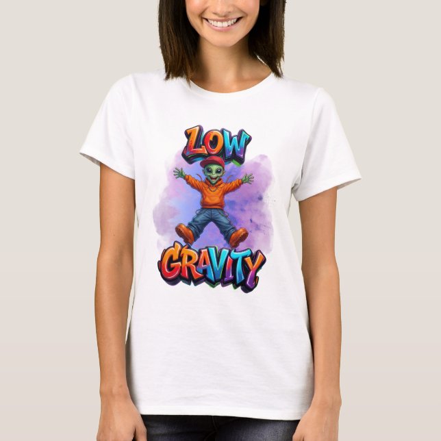 T-shirt Conception d'humour spatial extraterrestre drôle à (Devant)