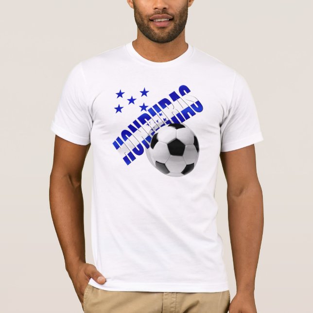 T-shirt Conception d'illustration de boule du football (Devant)