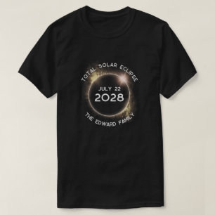 T-shirt Conception d'oeuvres d'éclipse solaire