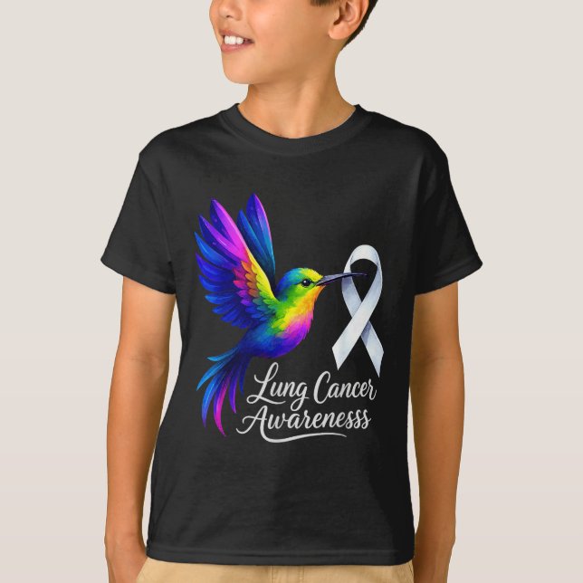 T-shirt Conception d'oiseau survivant de sensibilisation a (Devant)