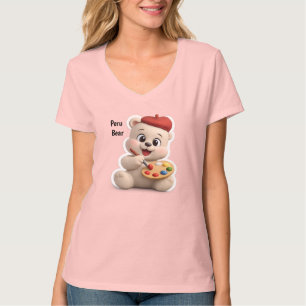 T-shirt Conception d'ours en peluche adorable et mignonne