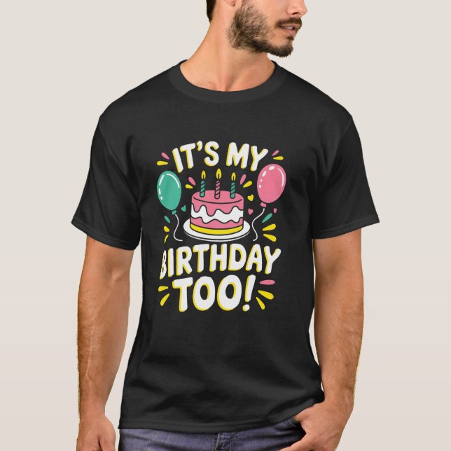 T-shirt Conception drôle d'anniversaire de jumeaux et trip (Devant)