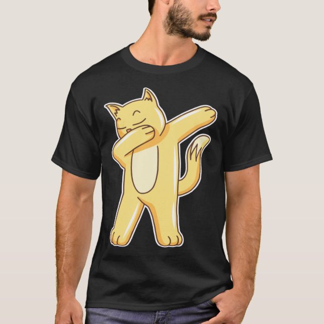 T-shirt Conception drôle de chat Dabbing pour un amateur d (Devant)