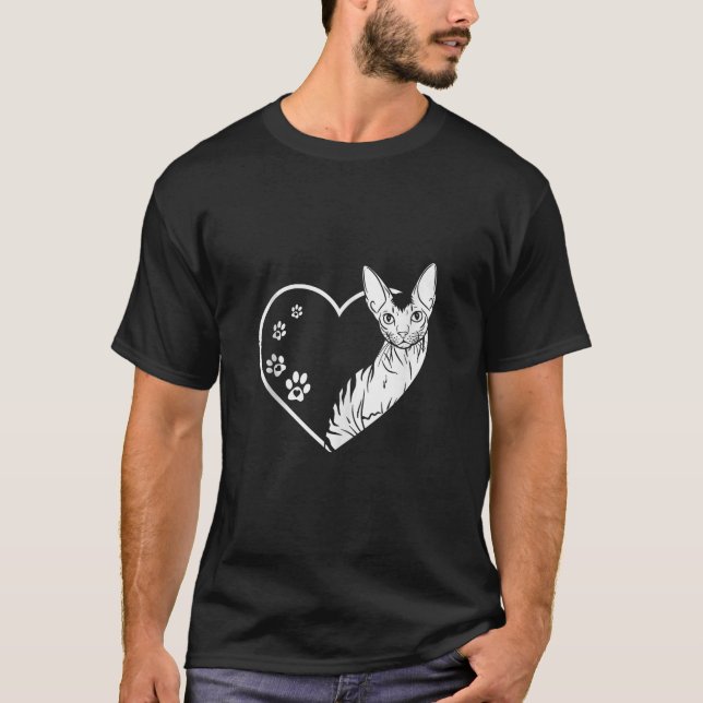 T-shirt Conception drôle de chat pixie Devon Rex pour les  (Devant)