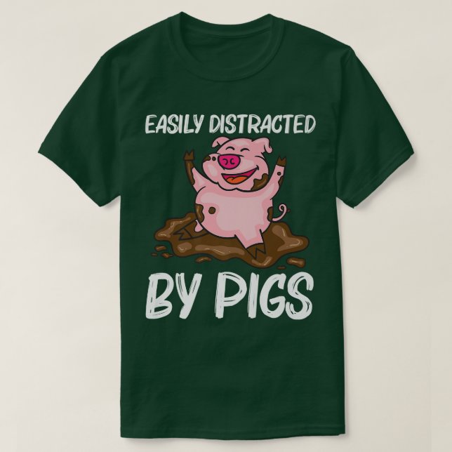 T-shirt Conception Drôle De Cochon Pour Hommes Femmes Ferm (Design devant)