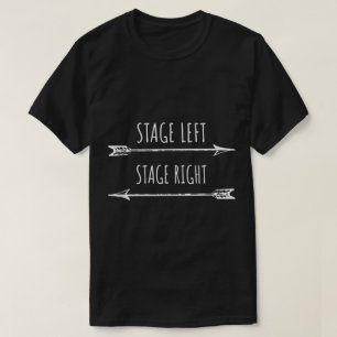 T-shirt Conception drôle de côté cour côté jardin