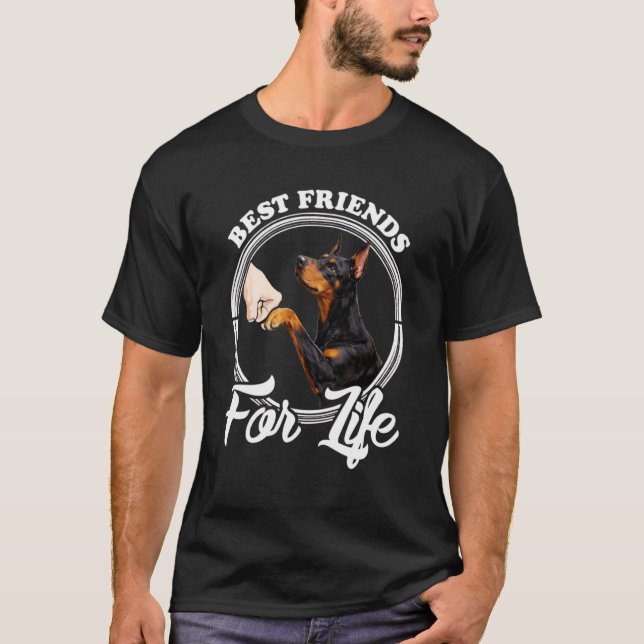 T-shirt Conception drôle de Doberman Pinscher Meilleurs am (Devant)