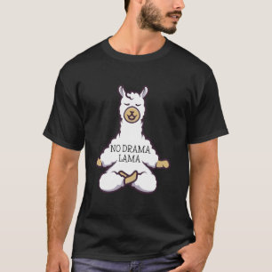 T-shirt Conception drôle de lama sans drame pour les amour