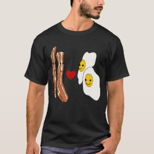 T-shirt Conception drôle de lard d'oeufs d'amours de lard