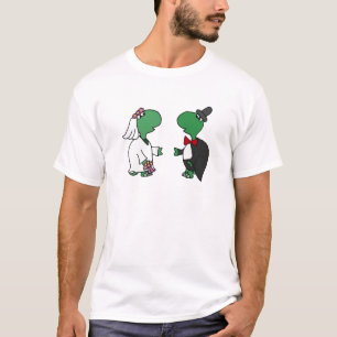 T-shirt Conception drôle de mariage de tortue de jeunes