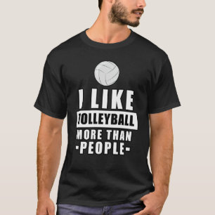 T-shirt Conception drôle de volleyball