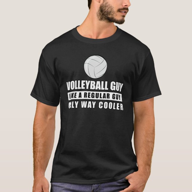 T-shirt Conception drôle de volleyball (Devant)