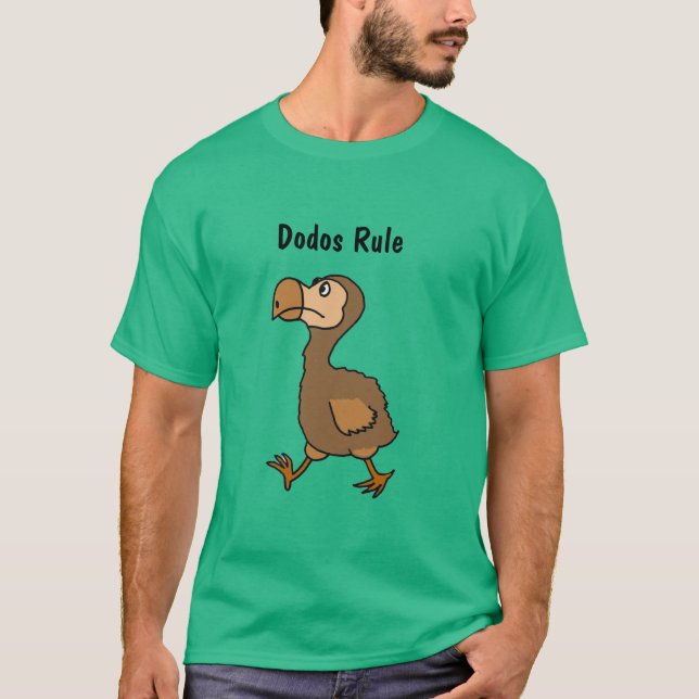 T-shirt Conception drôle d'oiseau de dronte (Devant)