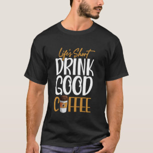 T-shirt Conception drôle pour les amateurs de café hommes