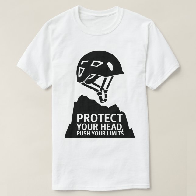 T-shirt Conception du casque de protection contre les alpi (Design devant)