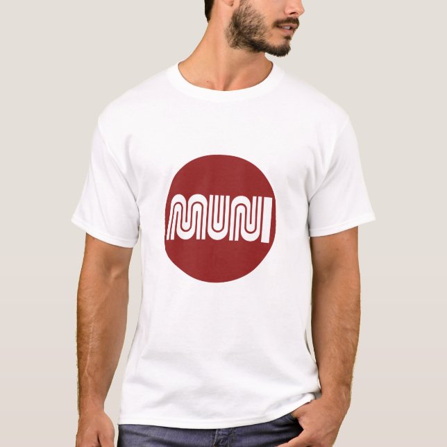 T-shirt Conception du cercle de San Francisco Muni - t-shi (Devant)