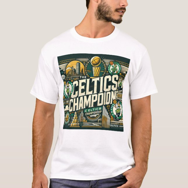 T-shirt Conception du championnat des Celtics (Devant)