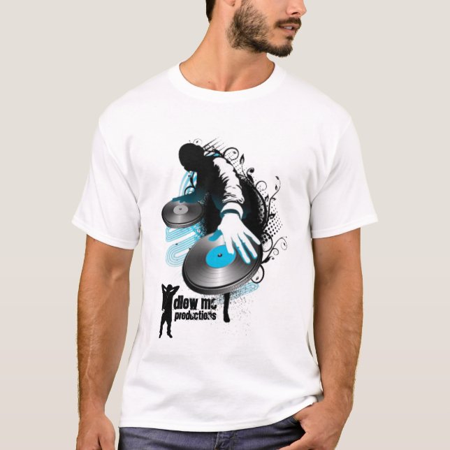 T-shirt Conception du DJ - customisée (Devant)