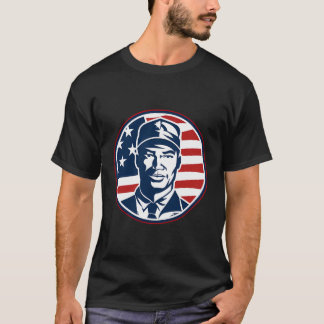 T-shirt Conception du drapeau américain vintage 4 juillet 