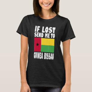 T-shirt Conception du drapeau de la Guinée-Bissau  Si perd