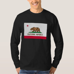 T-shirt Conception du drapeau de l'État de Californie