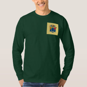 T-shirt Conception du drapeau de l'État du New Jersey