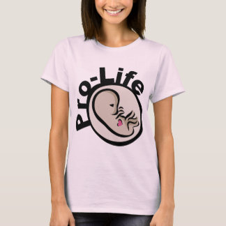 T-shirt Conception du foetus pro-vie
