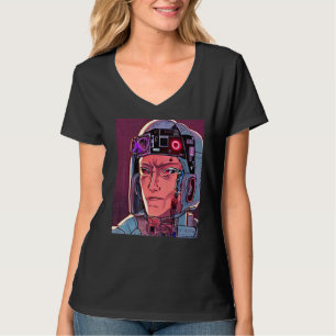 T-shirt Conception du Geek informatique Cyberpunk Hacker P