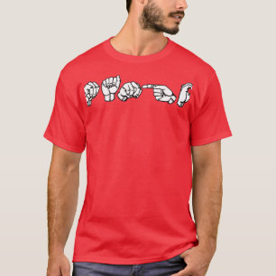 T-shirt Conception du langage des signes MANGO ASL