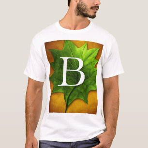 T-shirt Conception du logo de la lettre B de Nature.