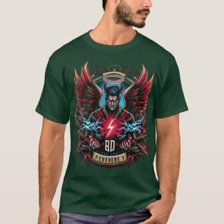 T-shirt Conception du logo Devil Angel Esports