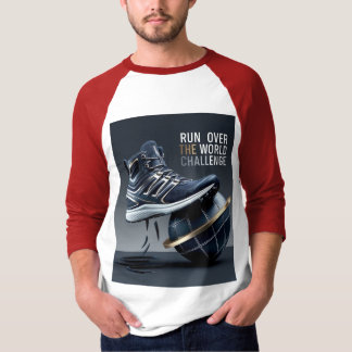 T-shirt Conception du logo Run Over the World Challenge