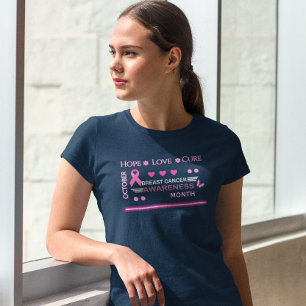 T-shirt Conception du Mois de sensibilisation au cancer du