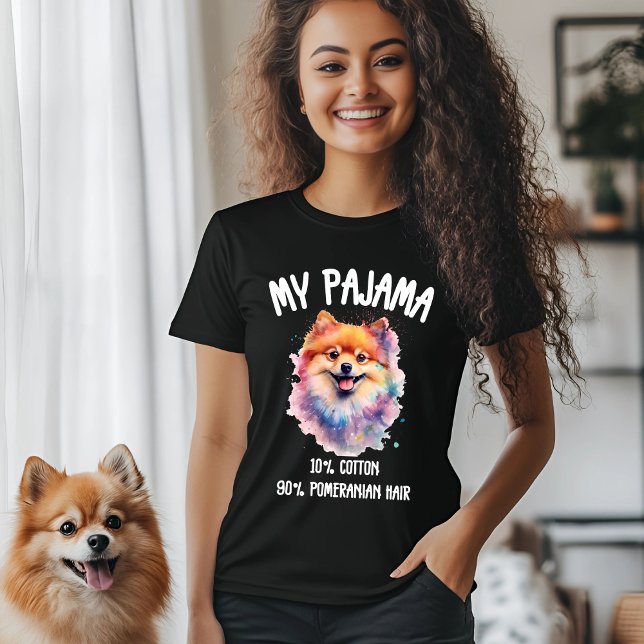 T-shirt Conception du pyjama de Poméranie (Créateur téléchargé)