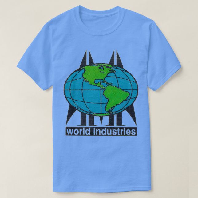 T-shirt Conception du skboard rétro World Industries 1 (Design devant)