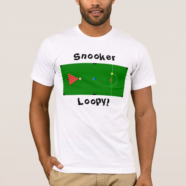 T-shirt Conception du snooker (Devant)