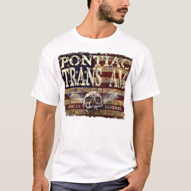T-shirt Conception du transport AM de Pontiac contre le (Devant)
