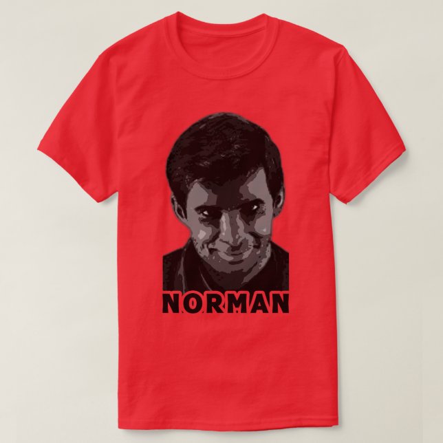T-shirt Conception du ventilateur d'horreur Norman (Design devant)
