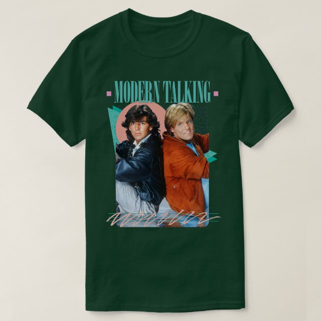 T-shirt Conception du ventilateur moderne Talking 80s (Design devant)
