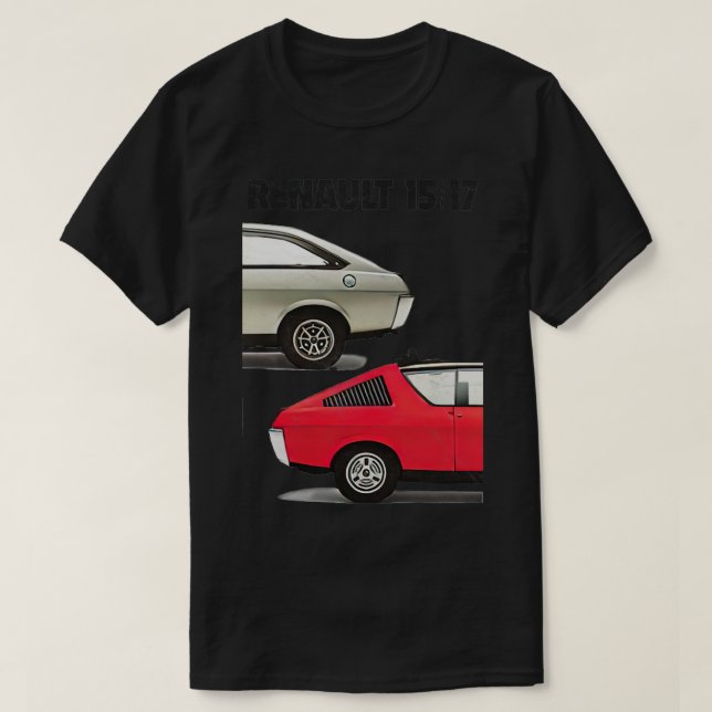 T-shirt Conception du ventilateur Renault 15 vintage (Design devant)